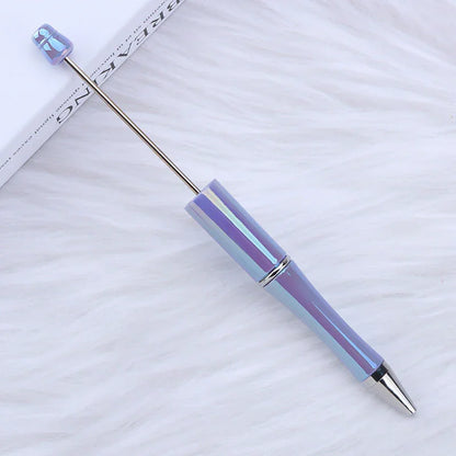 Colorful bead pen, colorful gift pen, rotating plastic ballpoint pen