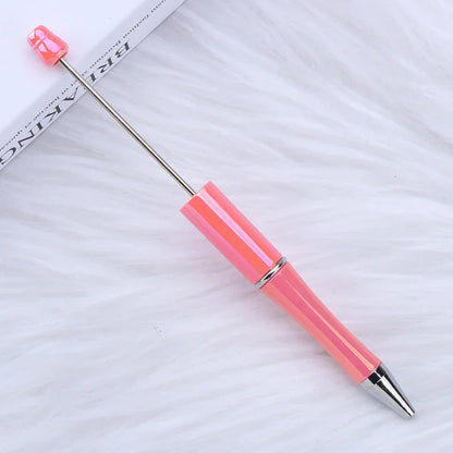 Colorful bead pen, colorful gift pen, rotating plastic ballpoint pen