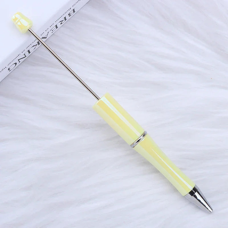 Colorful bead pen, colorful gift pen, rotating plastic ballpoint pen