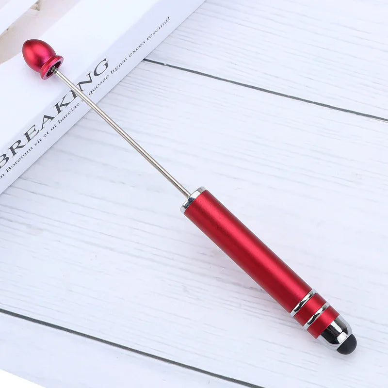 Touch screen bead pen DIY touch screen touch handmade cute grain ballpoint pen | DIY Beadable Pen Craft Gift Idea