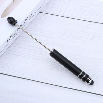 Touch screen bead pen DIY touch screen touch handmade cute grain ballpoint pen