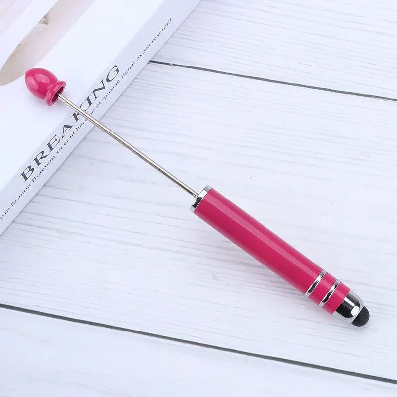 Touch screen bead pen DIY touch screen touch handmade cute grain ballpoint pen | DIY Beadable Pen Craft Gift Idea