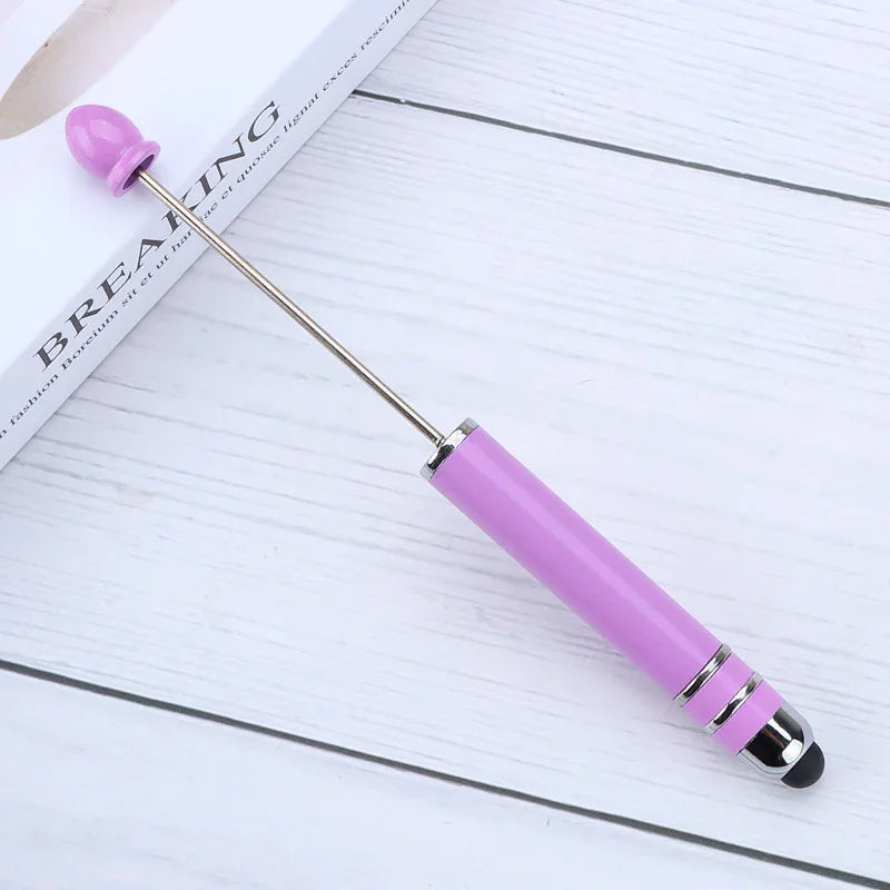 Touch screen bead pen DIY touch screen touch handmade cute grain ballpoint pen | DIY Beadable Pen Craft Gift Idea