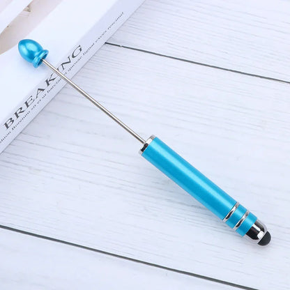 Touch screen bead pen DIY touch screen touch handmade cute grain ballpoint pen