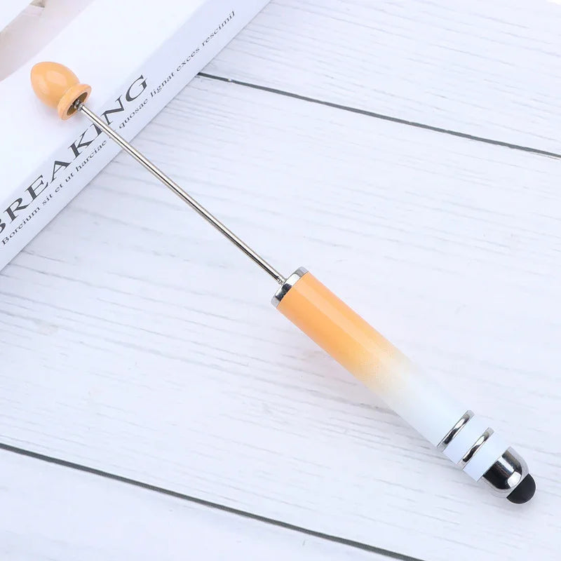 Touch screen bead pen DIY touch screen touch handmade cute grain ballpoint pen