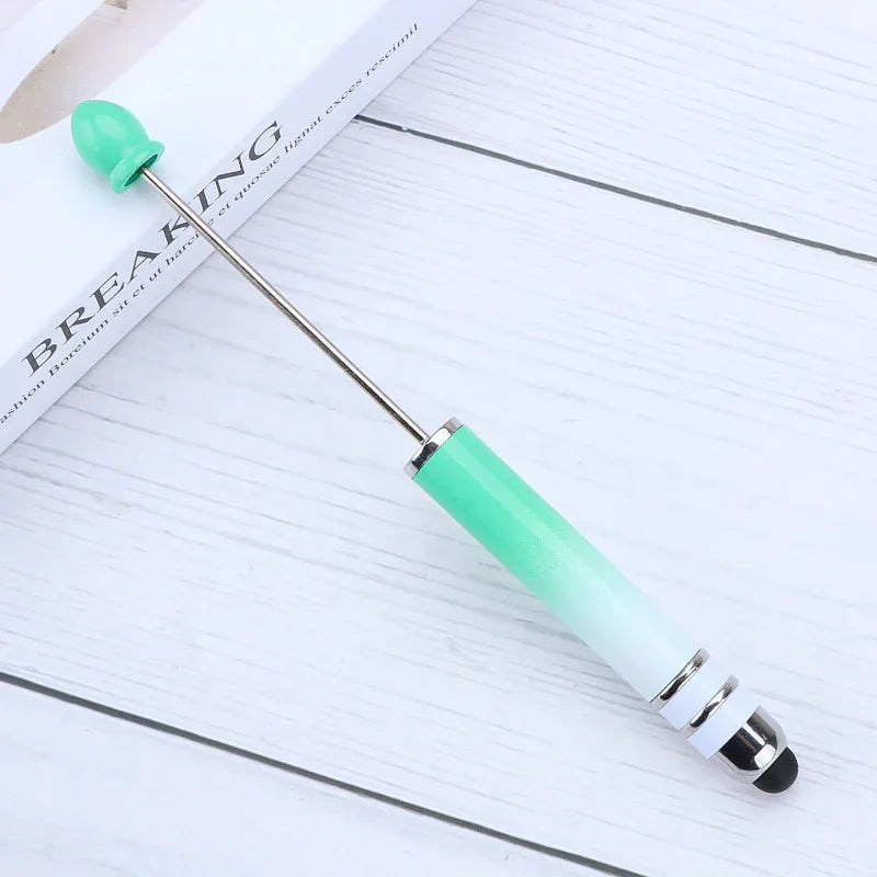 Touch screen bead pen DIY touch screen touch handmade cute grain ballpoint pen