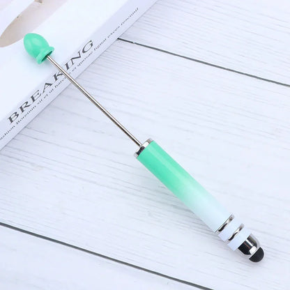Touch screen bead pen DIY touch screen touch handmade cute grain ballpoint pen