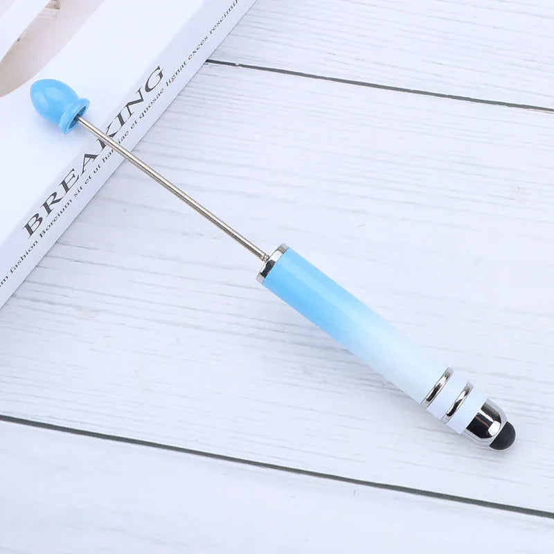 Touch screen bead pen DIY touch screen touch handmade cute grain ballpoint pen