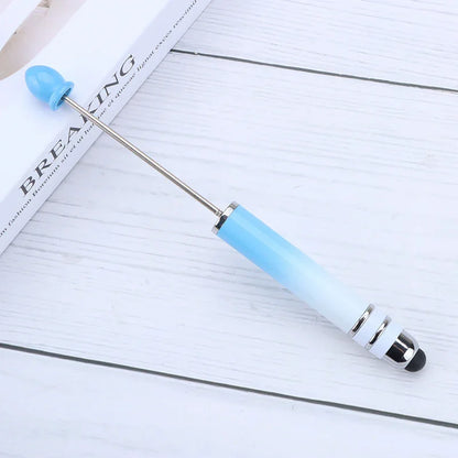 Touch screen bead pen DIY touch screen touch handmade cute grain ballpoint pen