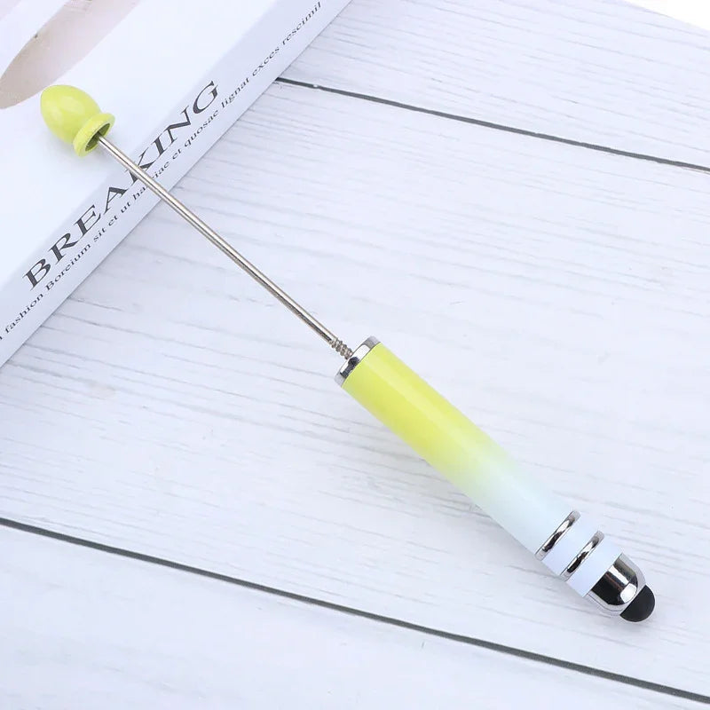 Touch screen bead pen DIY touch screen touch handmade cute grain ballpoint pen | DIY Beadable Pen Craft Gift Idea