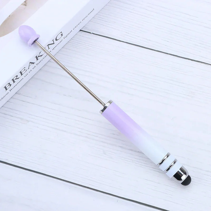Touch screen bead pen DIY touch screen touch handmade cute grain ballpoint pen