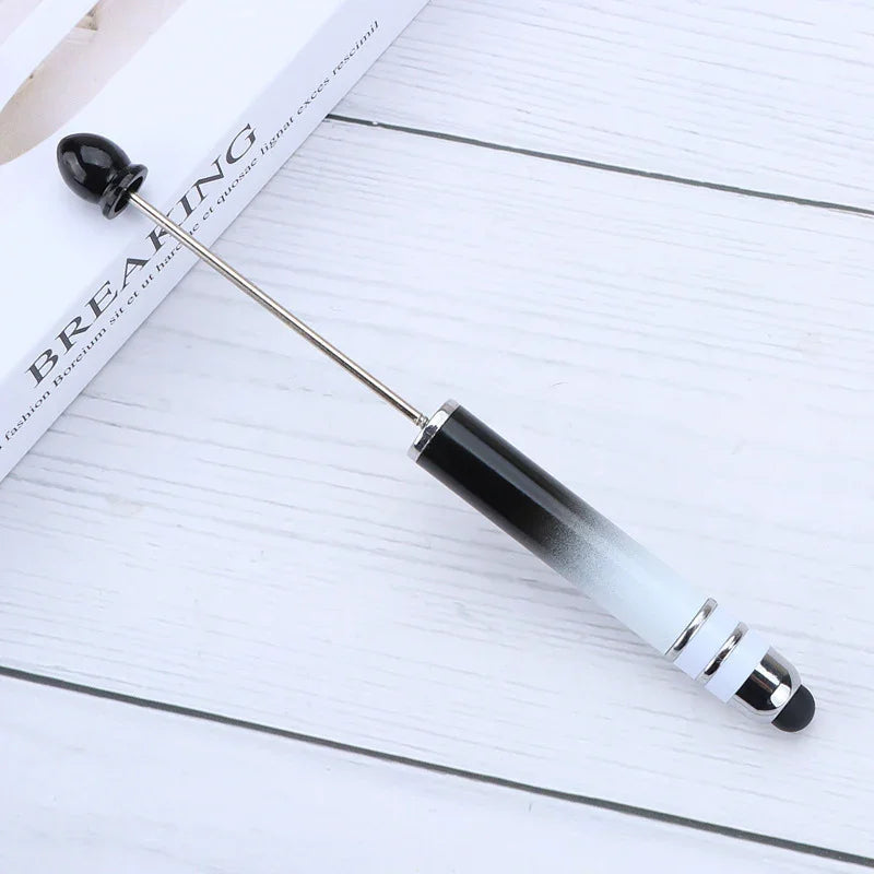 Touch screen bead pen DIY touch screen touch handmade cute grain ballpoint pen