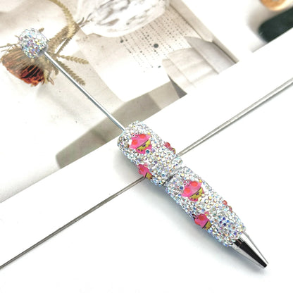 Cartoon diamond bead pen creative Labubu Halloween ballpoint pen