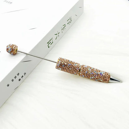 Full diamond bead pen ins cute AB pure diamond ballpoint pen