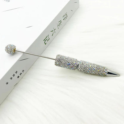 Full diamond bead pen ins cute AB pure diamond ballpoint pen