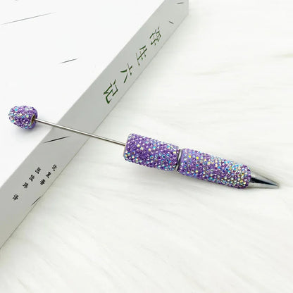 Full diamond bead pen ins cute AB pure diamond ballpoint pen