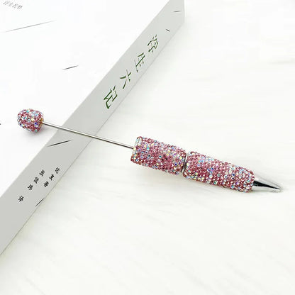Full diamond bead pen ins cute AB pure diamond ballpoint pen