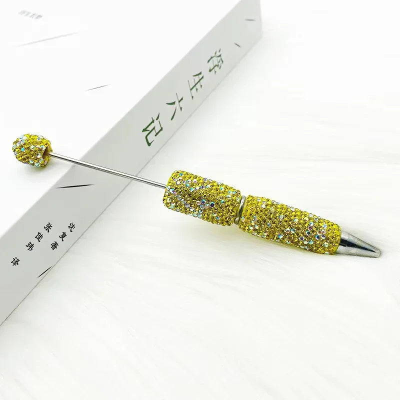 Full diamond bead pen ins cute AB pure diamond ballpoint pen