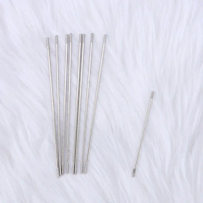 Beaded stainless steel wire Beaded pen Meng grain pen anti-rust 72mm/117mm special replacement wire