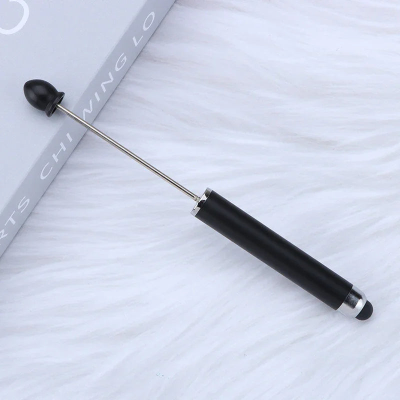 No coil touch screen bead pen hand-threaded cute bead pen