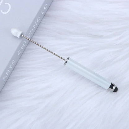 No coil touch screen bead pen hand-threaded cute bead pen