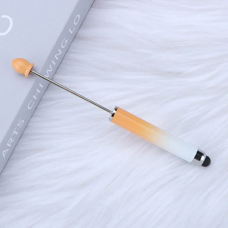 No coil touch screen bead pen hand-threaded cute bead pen | DIY Beadable Pen Craft Gift Idea