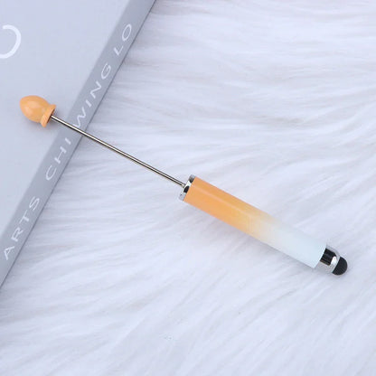 No coil touch screen bead pen hand-threaded cute bead pen