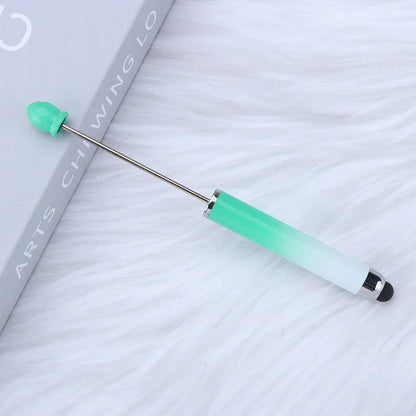 No coil touch screen bead pen hand-threaded cute bead pen