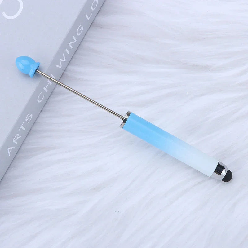 No coil touch screen bead pen hand-threaded cute bead pen | DIY Beadable Pen Craft Gift Idea