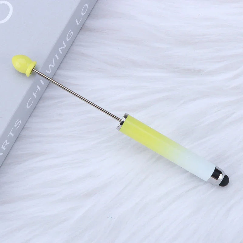 No coil touch screen bead pen hand-threaded cute bead pen | DIY Beadable Pen Craft Gift Idea