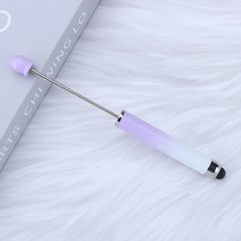 No coil touch screen bead pen hand-threaded cute bead pen