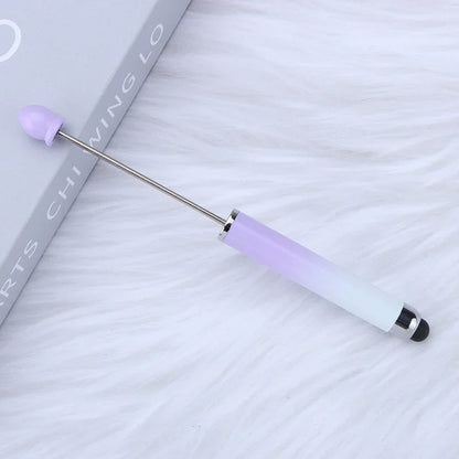 No coil touch screen bead pen hand-threaded cute bead pen