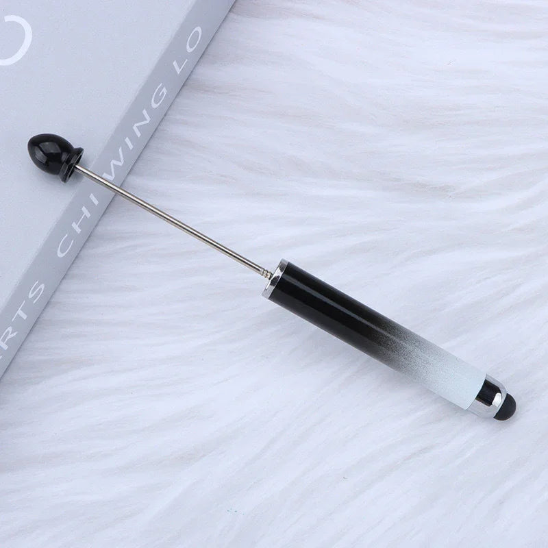 No coil touch screen bead pen hand-threaded cute bead pen