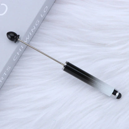 No coil touch screen bead pen hand-threaded cute bead pen