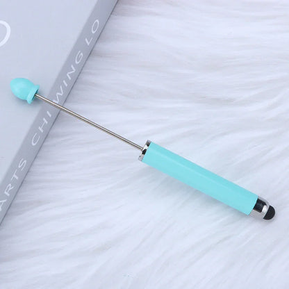 No coil touch screen bead pen hand-threaded cute bead pen