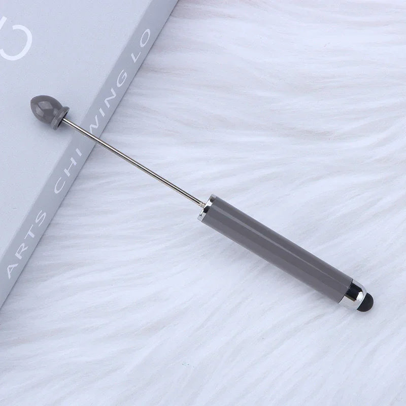 No coil touch screen bead pen hand-threaded cute bead pen
