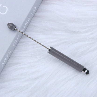 No coil touch screen bead pen hand-threaded cute bead pen