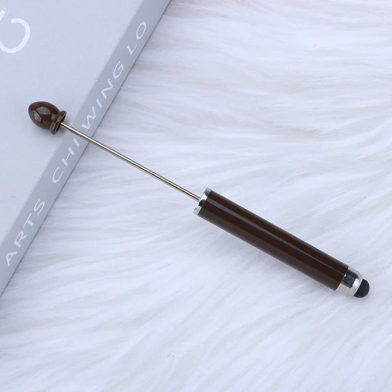 No coil touch screen bead pen hand-threaded cute bead pen | DIY Beadable Pen Craft Gift Idea