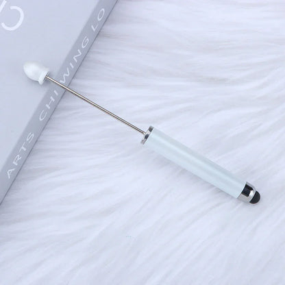 No coil touch screen bead pen hand-threaded cute bead pen