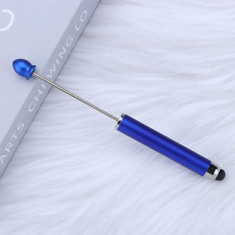 No coil touch screen bead pen hand-threaded cute bead pen | DIY Beadable Pen Craft Gift Idea
