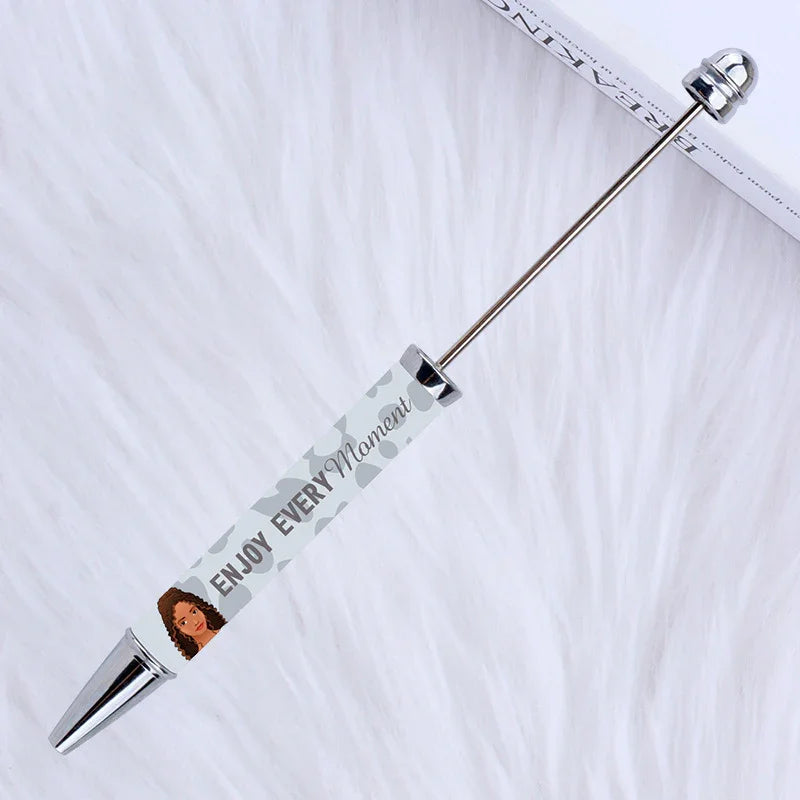 Printed Bead Pen Creative Christmas and Halloween Labu Ballpoint Pen