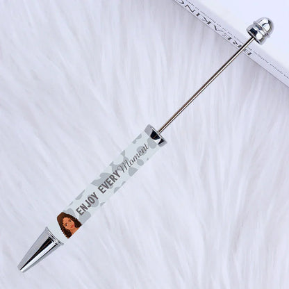 Printed Bead Pen Creative Christmas and Halloween Labu Ballpoint Pen