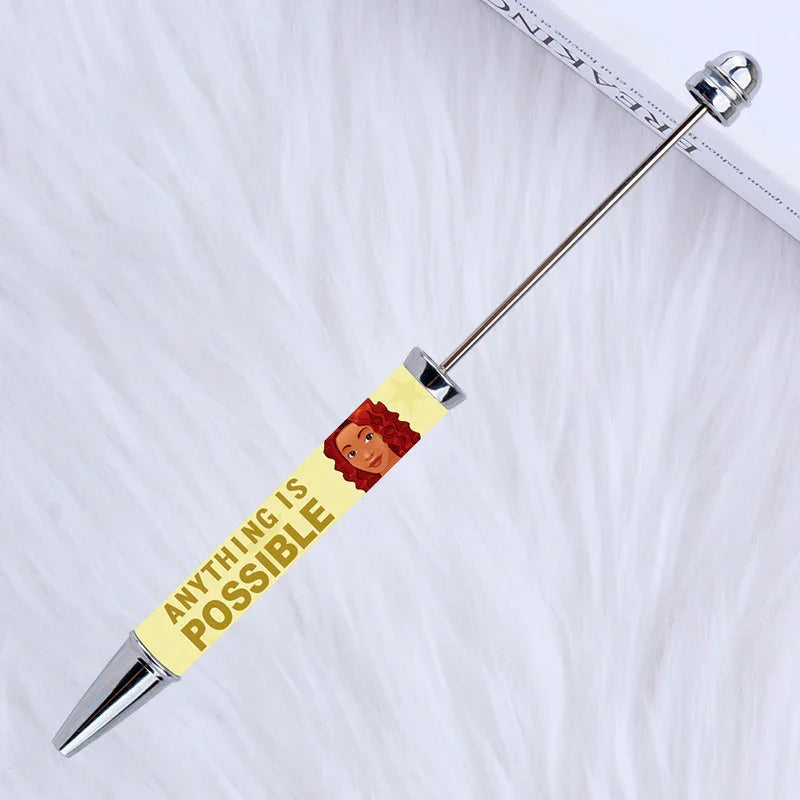 Printed Bead Pen Creative Christmas and Halloween Labu Ballpoint Pen