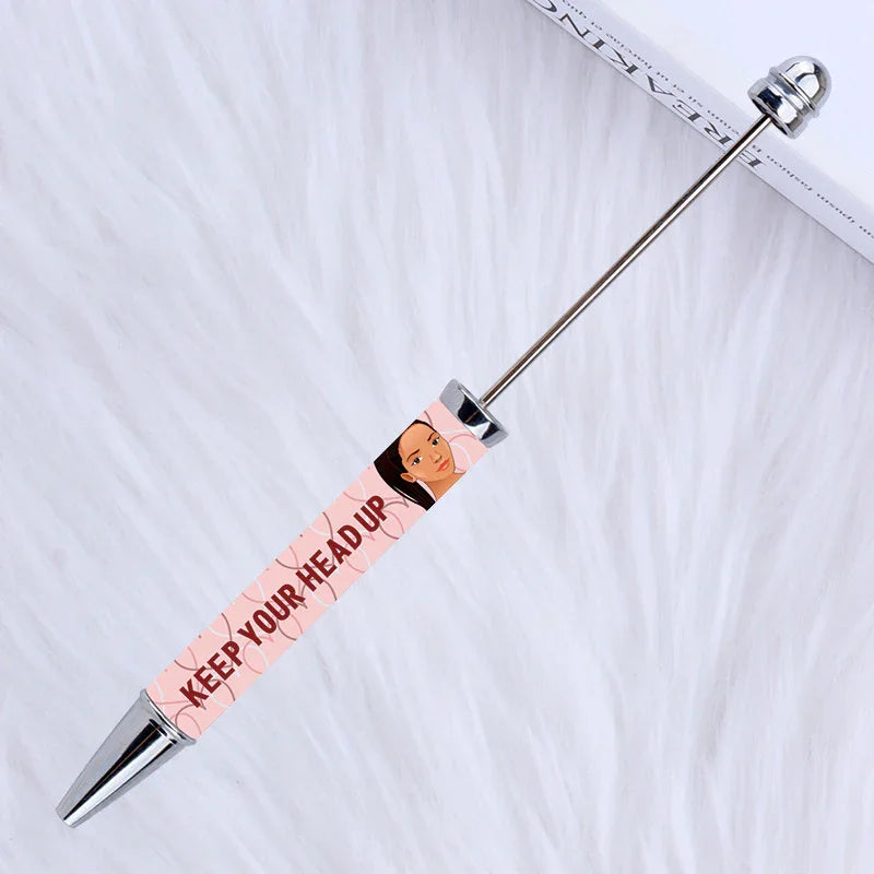 Printed Bead Pen Creative Christmas and Halloween Labu Ballpoint Pen