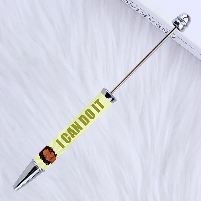 Printed Bead Pen Creative Christmas and Halloween Labu Ballpoint Pen