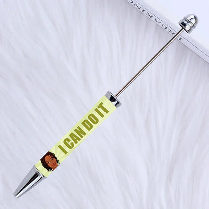 Printed Bead Pen Creative Christmas and Halloween Labu Ballpoint Pen