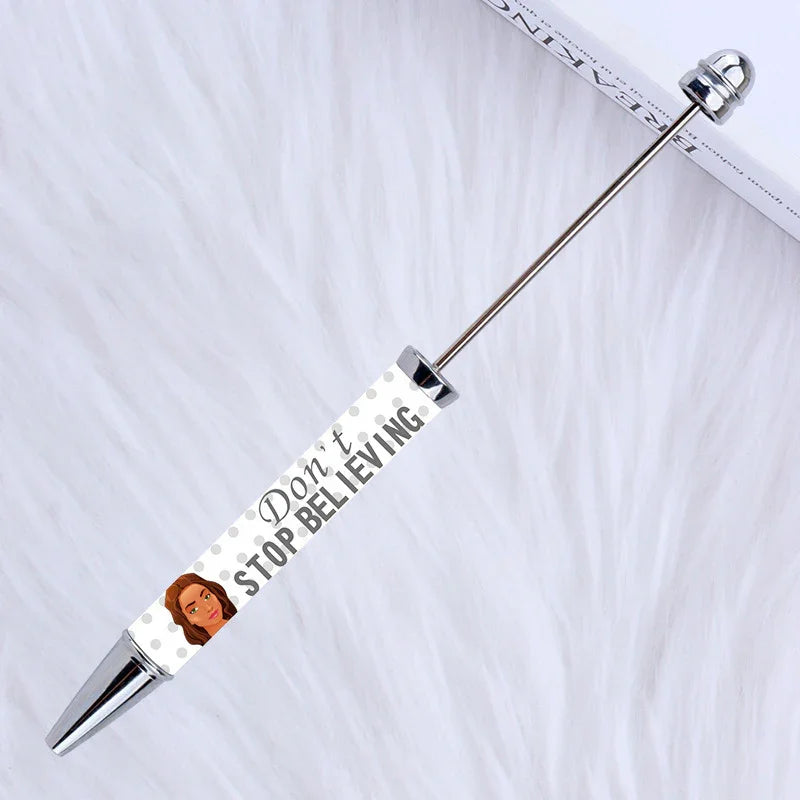 Printed Bead Pen Creative Christmas and Halloween Labu Ballpoint Pen