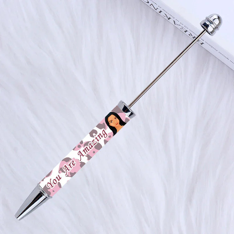 Printed Bead Pen Creative Christmas and Halloween Labu Ballpoint Pen