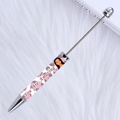 Printed Bead Pen Creative Christmas and Halloween Labu Ballpoint Pen