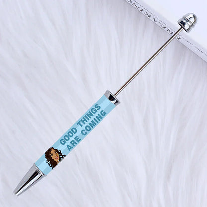 Printed Bead Pen Creative Christmas and Halloween Labu Ballpoint Pen